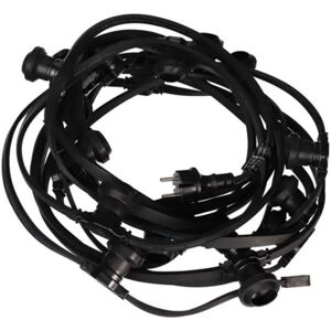HQ Power Lichterkette - E27, 5m, Schwarz - Lichtkette HQ Power Lichterkette - E27, 5m, Schwarz - Lichtkette