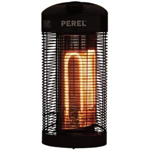 Chauffage de terrasse noir Perel 1200 W - Résistant à l'eau, 2 niveaux, oscillant - Publicité Chauffage de terrasse noir Perel 1200 W - Résistant à l'eau, 2 niveaux, oscillant - Publicité
