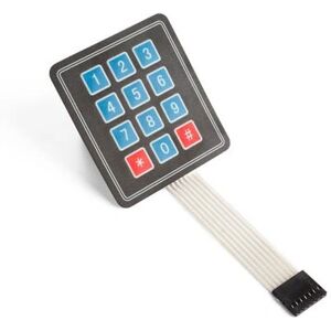 Teclado Numérico Whadda WPI300 - Matriz 3x4, Preto Teclado Numérico Whadda WPI300 - Matriz 3x4, Preto