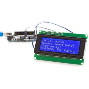 Whadda WPI450 Ontwikkelingsbord Accessoire - 20x4 LCD Module Whadda WPI450 Ontwikkelingsbord Accessoire - 20x4 LCD Module