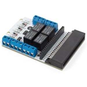 Whadda Microbit 4-kanals relämodul - Kontroll av Högströmsenheter Whadda Microbit 4-kanals relämodul - Kontroll av Högströmsenheter