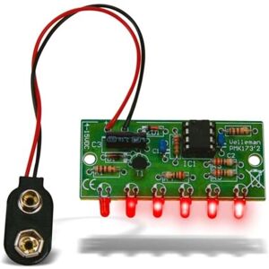 Kit de Soudure Éducatif Vert Whadda - Effet Mini Chaser - 6 LEDs Kit de Soudure Éducatif Vert Whadda - Effet Mini Chaser - 6 LEDs