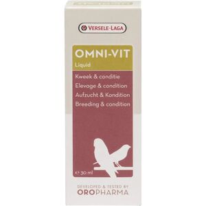Versele-Laga Omni-Vit Liquide - Voedingssupplement voor vogels - Ondersteunt voortplanting, gezondheid, 30ml Versele-Laga Omni-Vit Liquide - Voedingssupplement voor vogels - Ondersteunt voortplanting, gezondheid, 30ml