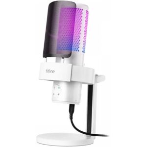 Microphone USB Fifine Ampligame A9 - Blanc - Gaming, Podcast, Streaming Microphone USB Fifine Ampligame A9 - Blanc - Gaming, Podcast, Streaming