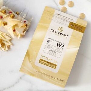 Callebaut White Chocolate CW2 2.5kg - Professional Quality Callebaut White Chocolate CW2 2.5kg - Professional Quality