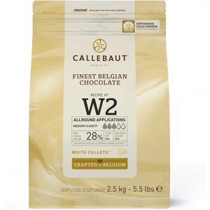 Callebaut White W2 Chocolate Buttons - 2.5kg - Chocolate Type Callebaut White W2 Chocolate Buttons - 2.5kg - Chocolate Type