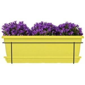 Jardinière GARDEN ID Lime 50 cm - Recyclée, Support & Plateau - Publicité Jardinière GARDEN ID Lime 50 cm - Recyclée, Support & Plateau - Publicité