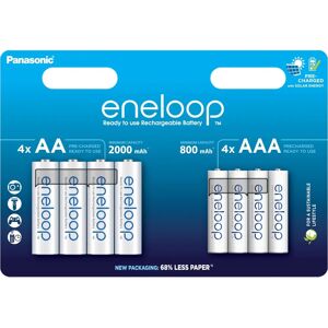 Panasonic Oplaadbare Batterijen - AA & AAA NiMH 2000/800mAh - Milieuvriendelijk Panasonic Oplaadbare Batterijen - AA & AAA NiMH 2000/800mAh - Milieuvriendelijk