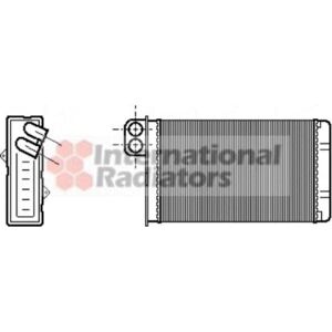 Van Wezel Radiador de calefacción para Citroën XM 1989-2000 - Núcleo de radiador/calefacción Van Wezel Radiador de calefacción para Citroën XM 1989-2000 - Núcleo de radiador/calefacción