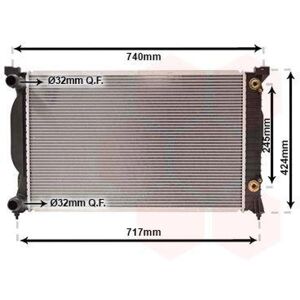 VAN WEZEL 03002202 Radiateur en aluminium pour Audi A4 2000-2004 - Publicité VAN WEZEL 03002202 Radiateur en aluminium pour Audi A4 2000-2004 - Publicité