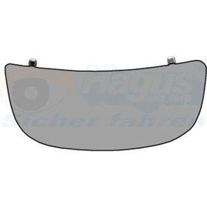 Cristal de espejo convexo izquierdo Van Wezel X83 - Espejo lateral Cristal de espejo convexo izquierdo Van Wezel X83 - Espejo lateral