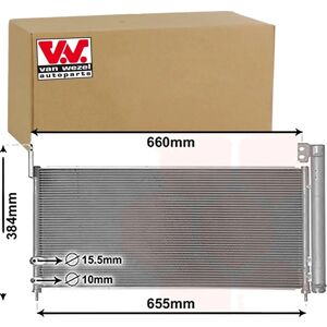 Van Wezel Toyota Auris Condenser with Dryer - Air Conditioner Part Van Wezel Toyota Auris Condenser with Dryer - Air Conditioner Part