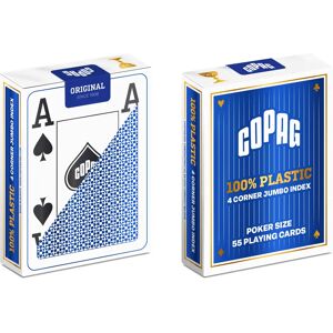 Cartes à jouer en plastique Copag 10000991-0001 Bleu - Cartes à jouer - Publicité Cartes à jouer en plastique Copag 10000991-0001 Bleu - Cartes à jouer - Publicité