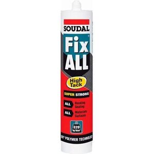 Soudal Fix All Haute Tension Colle - Multi-Supports - Publicité Soudal Fix All Haute Tension Colle - Multi-Supports - Publicité