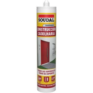 Soudal Silicone Traslucido - Costruzione - 290ml Soudal Silicone Traslucido - Costruzione - 290ml
