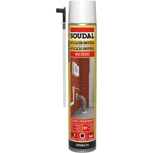 Schiuma Poliuretanica Classica Soudal - Resistente alle intemperie - Isolamento acustico - 750 ml Schiuma Poliuretanica Classica Soudal - Resistente alle intemperie - Isolamento acustico - 750 ml