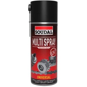 Soudal Multi Spray - Spray universel 8 en 1 400 ml - Publicité Soudal Multi Spray - Spray universel 8 en 1 400 ml - Publicité