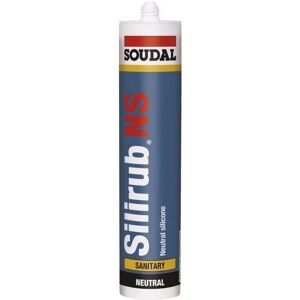 Soudal Silirub NS - Blanc - Silicone de salle de bains - Publicité Soudal Silirub NS - Blanc - Silicone de salle de bains - Publicité