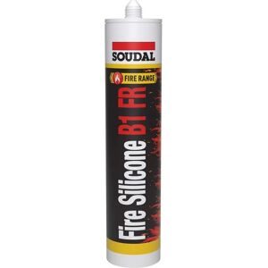 Soudal Silicone Incendie B1 FR - Mastic ininflammable - 300ml - Publicité Soudal Silicone Incendie B1 FR - Mastic ininflammable - 300ml - Publicité