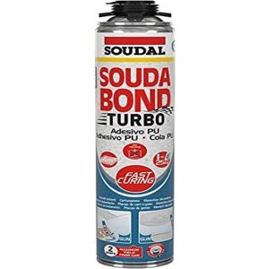 Soudal SoudaBond Turbo Pistolet de Mousse Polyuréthane - 750 ml Soudal SoudaBond Turbo Pistolet de Mousse Polyuréthane - 750 ml