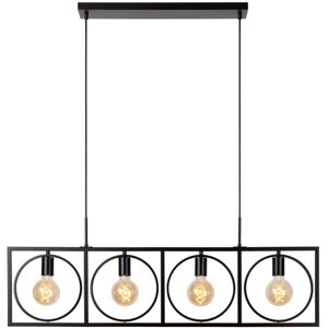 Lucide Suus Classic Bar Pendant Light - 4xE27 - Black Lucide Suus Classic Bar Pendant Light - 4xE27 - Black