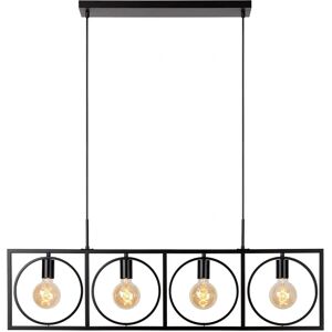 Lucide Suus Classic Bar Pendant Light - 4xE27 - Black Lucide Suus Classic Bar Pendant Light - 4xE27 - Black
