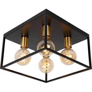 Lucide Ruben Moderne Taklampe - 4xE27 - Svart Lucide Ruben Moderne Taklampe - 4xE27 - Svart