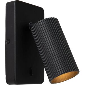 Lucide Clubs Wandspot - Verstelbaar, Zwart, GU10 - Wandlamp Lucide Clubs Wandspot - Verstelbaar, Zwart, GU10 - Wandlamp