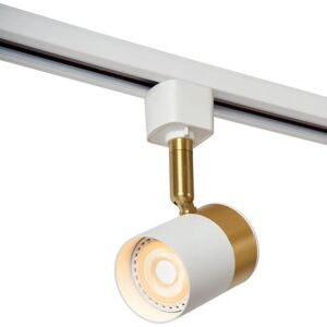 Lucide Floris 1 Circuit Track Spot Light - Blanco - Ajustable - IP20 - 50W Lucide Floris 1 Circuit Track Spot Light - Blanco - Ajustable - IP20 - 50W
