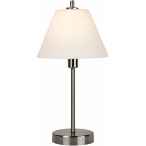 Lampe de Table Touch Two Lucide - Chrome Satiné - Ø22cm - 3 StepDim - Lumière Moderne Lampe de Table Touch Two Lucide - Chrome Satiné - Ø22cm - 3 StepDim - Lumière Moderne