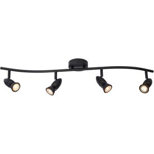 Lucide Caro Barra de Spot 4 Luces - Negro Lucide Caro Barra de Spot 4 Luces - Negro
