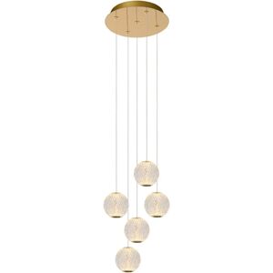 Lucide Lighting Cintra 5-Light LED Pendant - Transparent Lucide Lighting Cintra 5-Light LED Pendant - Transparent