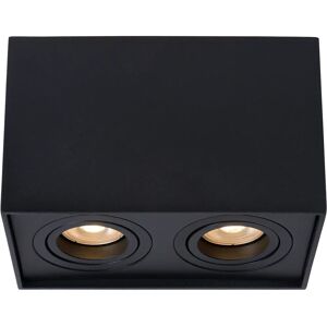 Foco de techo Lucide Tube - Negro - Ajustable - 2x50W - Iluminación de techo Foco de techo Lucide Tube - Negro - Ajustable - 2x50W - Iluminación de techo