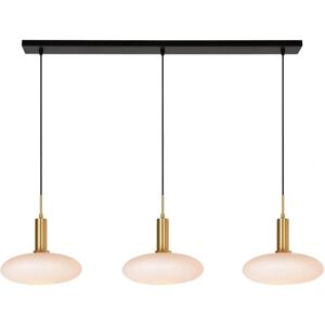 Lucide Singala 3-Light Gold Pendant - Adjustable Height - Modern Ceiling Light Lucide Singala 3-Light Gold Pendant - Adjustable Height - Modern Ceiling Light
