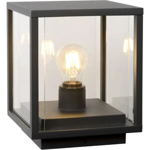 Lucide Luz de pedestal exterior - IP54 - Anthracita - Cuadrada - 20x20x24.5cm Lucide Luz de pedestal exterior - IP54 - Anthracita - Cuadrada - 20x20x24.5cm