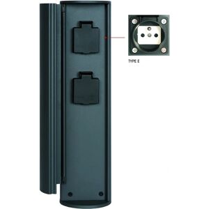 Lucide PowerPoint Enchufe exterior - Resistente a la lluvia, 2x2000W - Antracita Lucide PowerPoint Enchufe exterior - Resistente a la lluvia, 2x2000W - Antracita