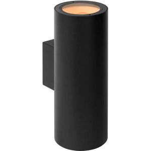 Lucide Volantis Black Wall Spotlight - Outdoor IP54 - 2xE27 Lucide Volantis Black Wall Spotlight - Outdoor IP54 - 2xE27