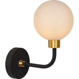 Lucide Berend klassieke wandlamp - Zwart - Badkamer IP44 Lucide Berend klassieke wandlamp - Zwart - Badkamer IP44
