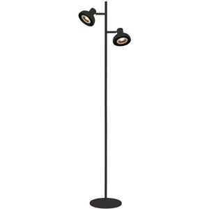 Lucide Sensas Black Floor Lamp - 2xGU10 - Modern Lucide Sensas Black Floor Lamp - 2xGU10 - Modern