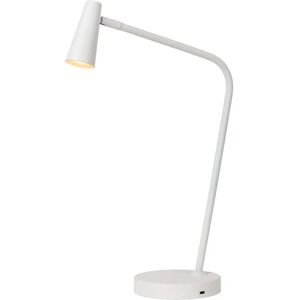 Lucide Stirling Rechargeable Floor Reading Lamp - White Lucide Stirling Rechargeable Floor Reading Lamp - White