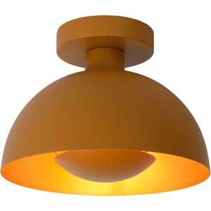 Lucide Siemon Ocher Yellow Semi-Flush Ceiling Light - Ceiling Light Lucide Siemon Ocher Yellow Semi-Flush Ceiling Light - Ceiling Light