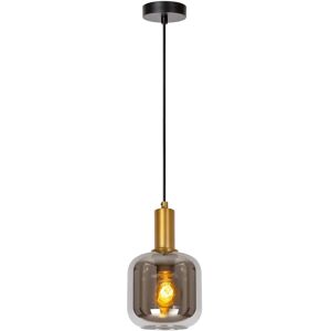 Lucide JOANET - Pendant light - 16 cm - 1xE27 - Smoke Grey Lucide JOANET - Pendant light - 16 cm - 1xE27 - Smoke Grey