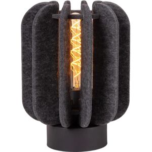 Lucide Rafal Grey Table Lamp - 23cm, E27, Modern Lucide Rafal Grey Table Lamp - 23cm, E27, Modern