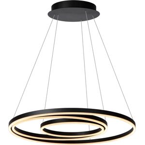 Lucide Triniti Pendelleuchte - Verstellbar Schwarz LED - Modernes Design Lucide Triniti Pendelleuchte - Verstellbar Schwarz LED - Modernes Design