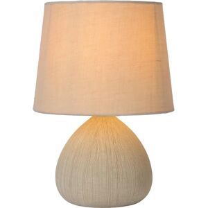 Lucide Ramzi Keramische Tafellamp - Crème - 40W Lucide Ramzi Keramische Tafellamp - Crème - 40W