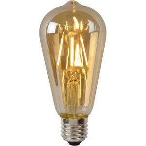 Lucide Modelo - Bombilla de filamento LED - Ámbar - Regulable - E27 - 5W 2700K Lucide Modelo - Bombilla de filamento LED - Ámbar - Regulable - E27 - 5W 2700K