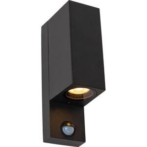 Lucide Zaro IR 2 Light Outdoor Wall Fitting - Black Lucide Zaro IR 2 Light Outdoor Wall Fitting - Black
