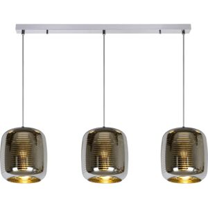 Lucide Eryn Einzeln 3 Chrom Pendellampe - Hängeleuchte Lucide Eryn Einzeln 3 Chrom Pendellampe - Hängeleuchte