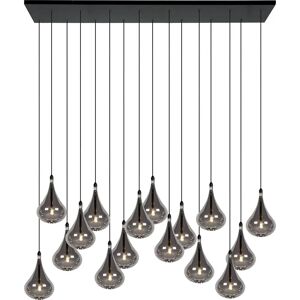 Suspension Lucide TEARS - Réglable, Dimmable, Noire - Publicité Suspension Lucide TEARS - Réglable, Dimmable, Noire - Publicité