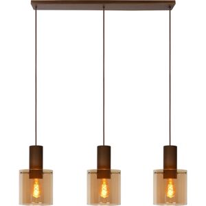 Lucide Toledo Vintage Bar Pendant Light - Amber - Pendant Light Lucide Toledo Vintage Bar Pendant Light - Amber - Pendant Light